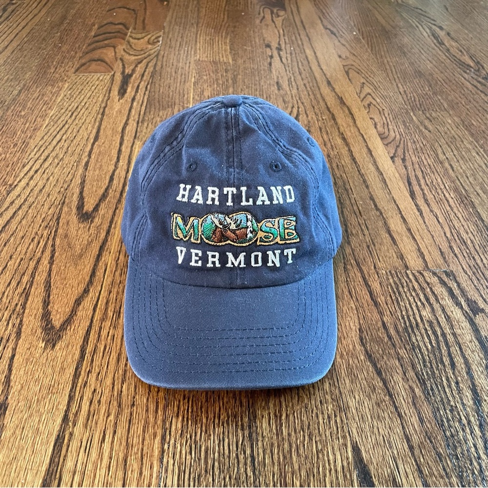 Vermont Moose Dad Hat in Blue